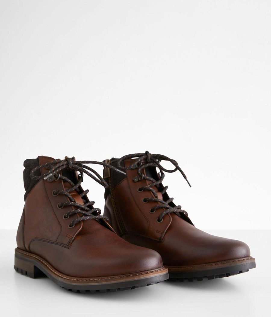 Men Outpost Makers Leather Shoes | Brodie Leather Boot Brown ...